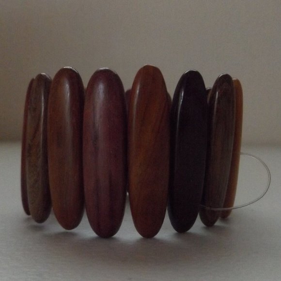 Jewelry - Wood Bead Stretch Bracelet